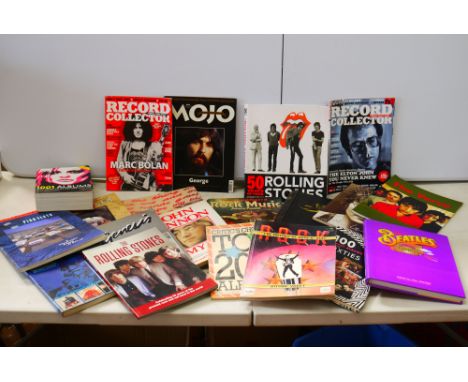 Music Memorabilia - Collection of various books featuring Iron Maiden, Genesis, Jazz, The Beatles etc 