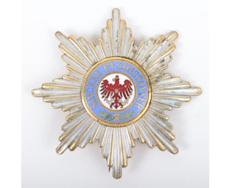 Imperial German Order of the Red Eagle Breast Badge, with enamel centre. Reverse with broad pin and catch fixing. Maker detai