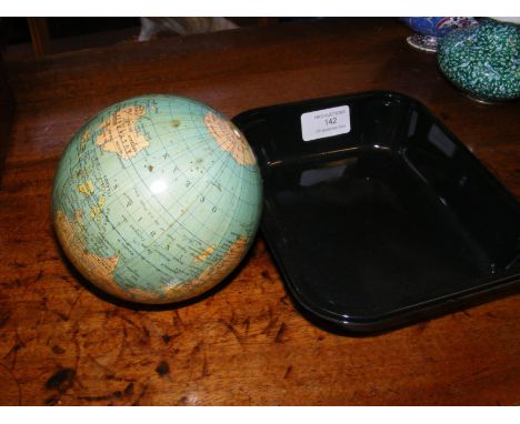 A Columbus 10cm diameter globe 