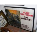 Clint Eastwood The Gauntlet 1977 UK quad film poster - 76cm x 101cm