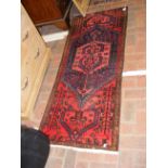 A Middle Eastern runner with red ground - 180cm x