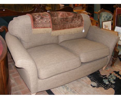 A contemporary two seater sofa - length approx. 180cm 