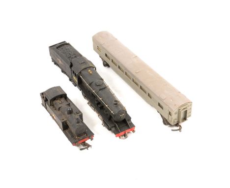 OO gauge model railways, including Hornby Dublo class 8F BR 2-8-0 no.48158 locomotive with tender; Tri-ang R159/R250 diesel l