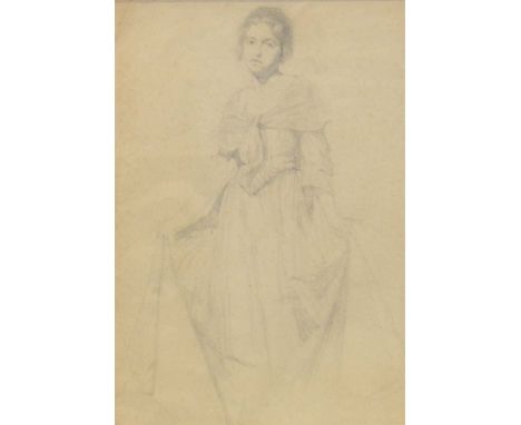 Victorian School, Young lady, pencil sketch, 35x24cm; and another by the same hand. (2)Qty: 2