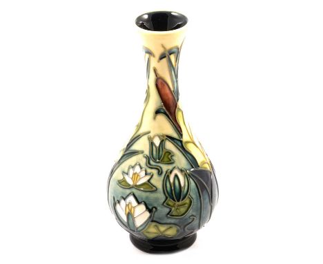 Rachel Bishop for Moorcroft Pottery, a vase in the Lamia design.16.5cm, impressed, marked ©95, boxed.Condition report:No dama