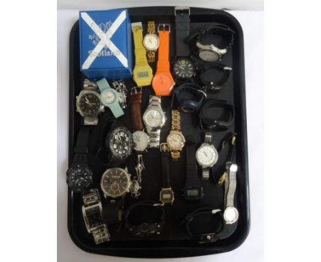 SELECTION OF LADIES AND GENTLEMEN'S WRISTWATCHESincluding Casio, Sekonda, Lacoste, Superdry, Ferrari, Accurist, Daniel Wellin