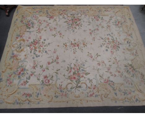 A Large Aubusson style tapestry carpet,  