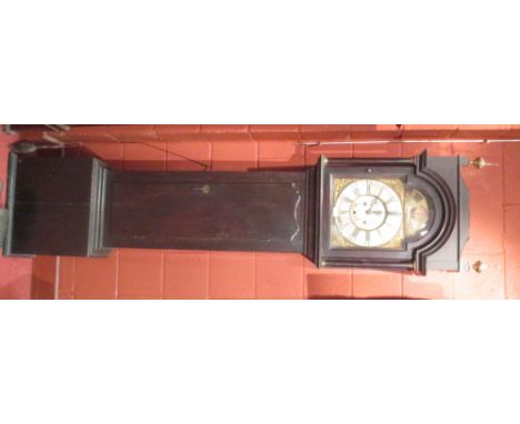 Sam Vale, Coventry, an 18th century oak longcase clock, 215cm high  
