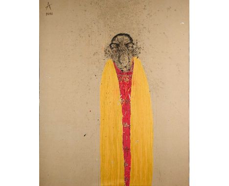 SABHAN ADAM (SYRIAN B.1972)  PORTRAIT D'HOMME signed with initial and dated 2006 upper left; signed and dated in English SABH
