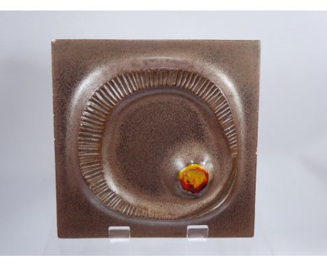 A Collection  of Fifteen Ceramic Retro-Style Italian 1971 Decorative Tiles, approx 25 x 25 cms