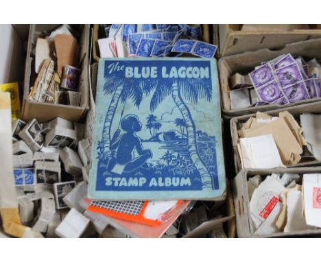 A large quantity of loose GB, mainly QEII, contained in five loose boxes, used, partially sorted. From the estate of R J 'Bob