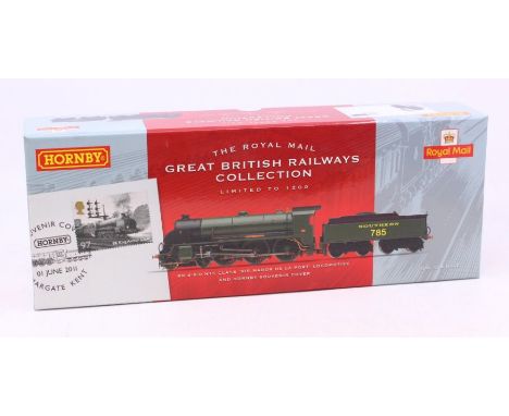 Hornby: A boxed Hornby, OO Gauge, SR N15 Class, Royal Mail Great British Railways, Limited Edition 1026 of 1200, locomotive a