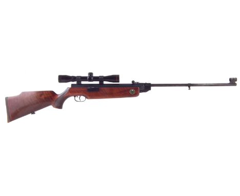 Weihrauch HW.35 .177 air rifle, with figured and checquered special stock, serial number 747795, with Simmons 4x32 scope, tog