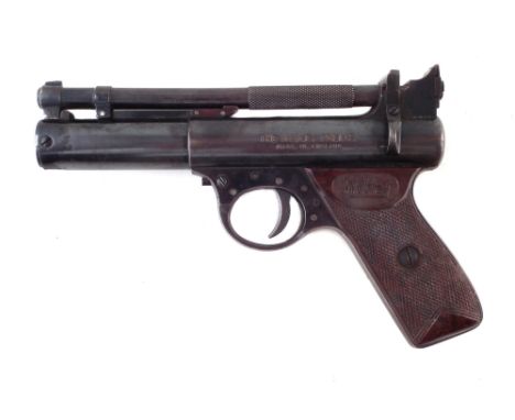 Webley Premier .22 air pistol, serial number 3945 D. No licence required to buy this item, purchaser must be over the age of 