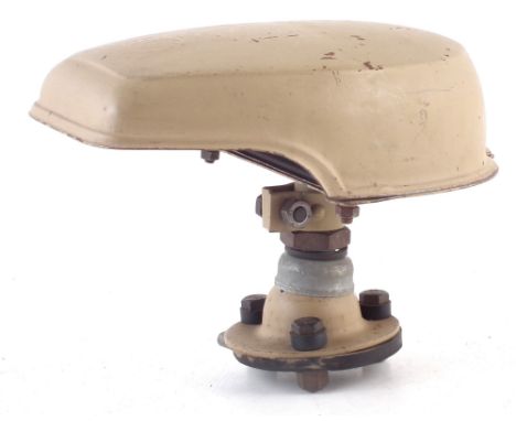 German Notec vehicle lamp, stamped mark to cover, 25cm long 17cm high