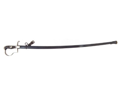 Imperial German Officers sword and scabbard , the blade with Alcoso maker's mark beneath the rain guards, 107cm long