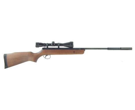 BSA Supersport .22 air rifle, serial number D842346, fitted with Nikko Stirling Silver Crown 4x40 telescope,106cm long No lic