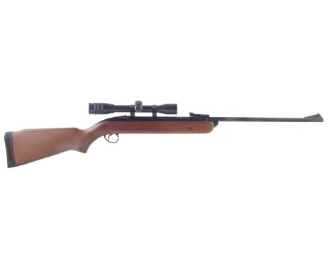BSA Mercury .22 air rifle, with Kassnar 2.5x scope, serial number ZB38726, 111cm long No licence required to buy this item, p