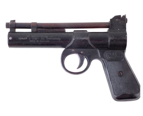 Webley Junior .177 air pistol, numbered 703, 17.5cm long No licence required to buy this item, purchaser must be over the age