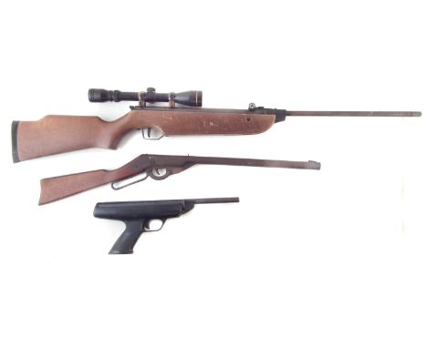 Cometa 300 .22 air rifle, with Nikko Stirling 3-9x40 scope, also a King 500 Shot No.22 underlever air rifle, together with a 