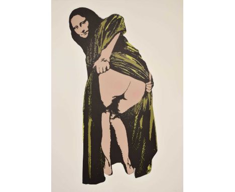 Nick Walker (British, b. 1969) - Screen print on paper - 'Moona Lisa', signed with monogram lower right with inscription and 