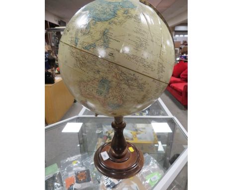 A vintage globe 