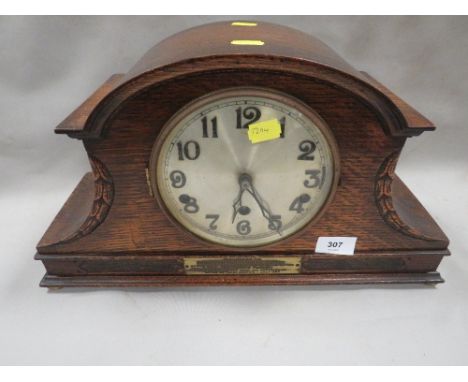 A vintage mantle clock 