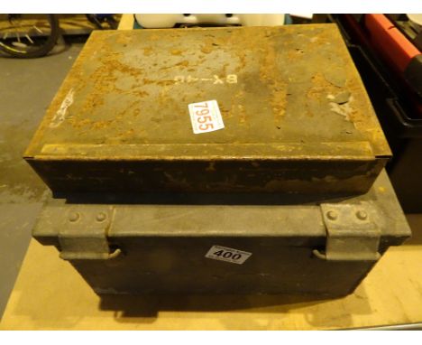 Two boxes of engineering tools