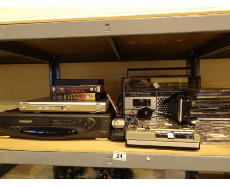 Panasonic NV SD400 superdrive video recorder, ALBA DVD player and other electrical items