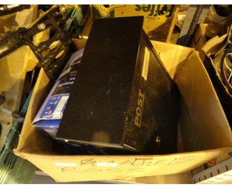 Three boxes of mixed tools
