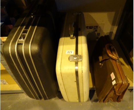 Collection of vintage suitcases