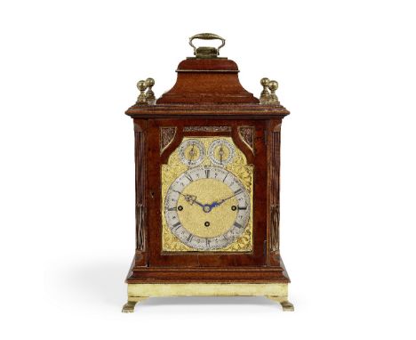A good mid/late 19th century quarter chiming mahogany table clock of small sizeJohn Durden, 21 Fenchurch Street, London.  the