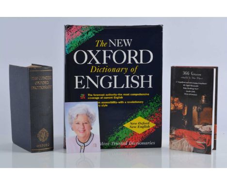 Madam Speaker Betty Boothroyd the New Oxford Dictionary of English, with note to say Speakers House and a 1962 dictionary and