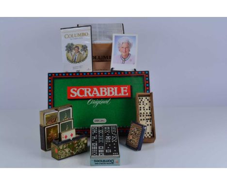 A collection of board games, dominoes, playing cards and the complete series of Columbo on DVD