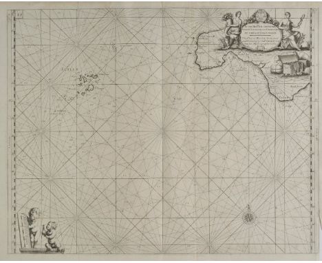 Scilly Isles. Collins (Captain Greenville), Untitled sea chart of western Cornwall and the Scilly Isles, circa 1700, uncolour