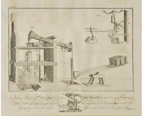 Pryce (William, of Redruth). Mineralogia Cornubiensis; A Treatise on Minerals, Mines, and Mining: Containing the Theory and N