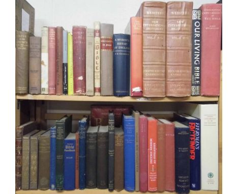 Theology. A large selection of late 19th century and 20th century secular information to support Bible Study, including publi