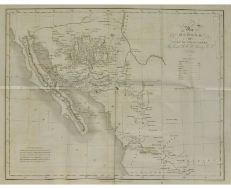 Hardy (R[obert] W[illiam] H[ale]). Travels in the Interior of Mexico, in 1825, 1826, 1827, & 1828, 1st edition, 1829,  2 maps