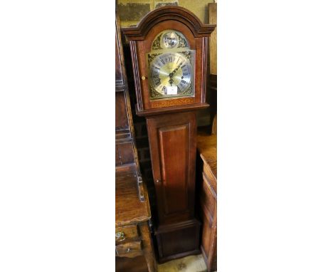 A Fenlocks longcase clock, reproduction, height 148cmCONDITION: It does have a pendulum, no weights but does have two winder 