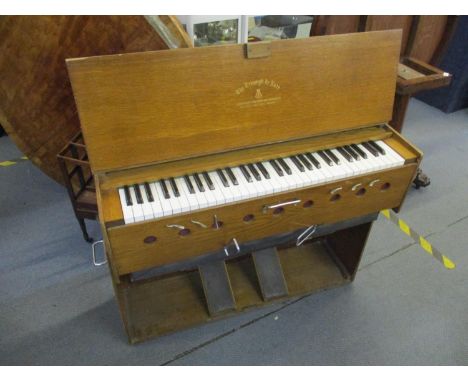 A vintage portable harmonium for the Salvation Army 