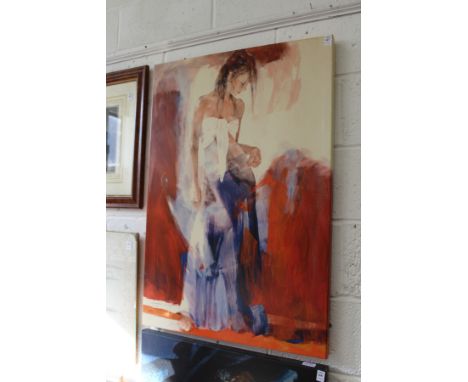 Christine Comyn "Affection" limited edition colour print on canvas.