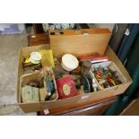 Fishing rods and accessories.