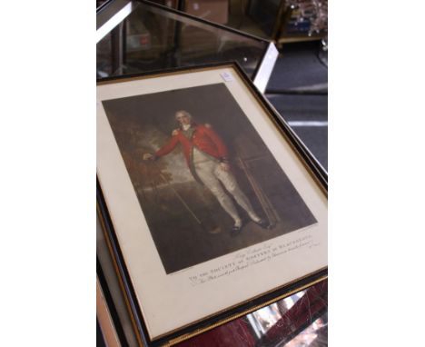 A colour print of Henry Callender.