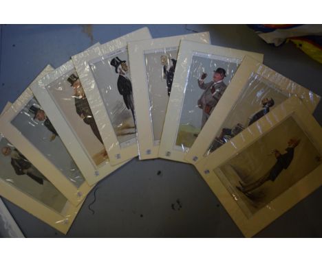 Quantity of Vanity Fair Spy portrait prints, mainly of statesmen, unframed together with a quantity of other unframed prints 