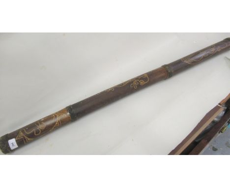 Aboriginal native didgeridoo, 47ins long 