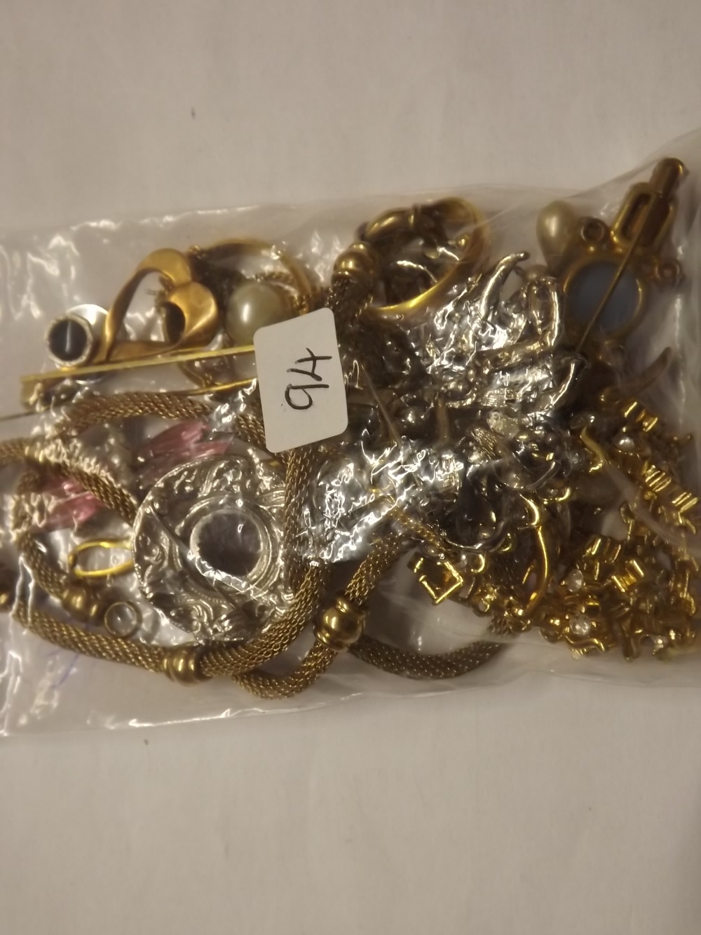 Bag costume jewellery