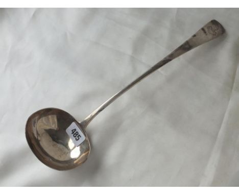 Crested Georgian soup ladle, Lon 1812 168g.   