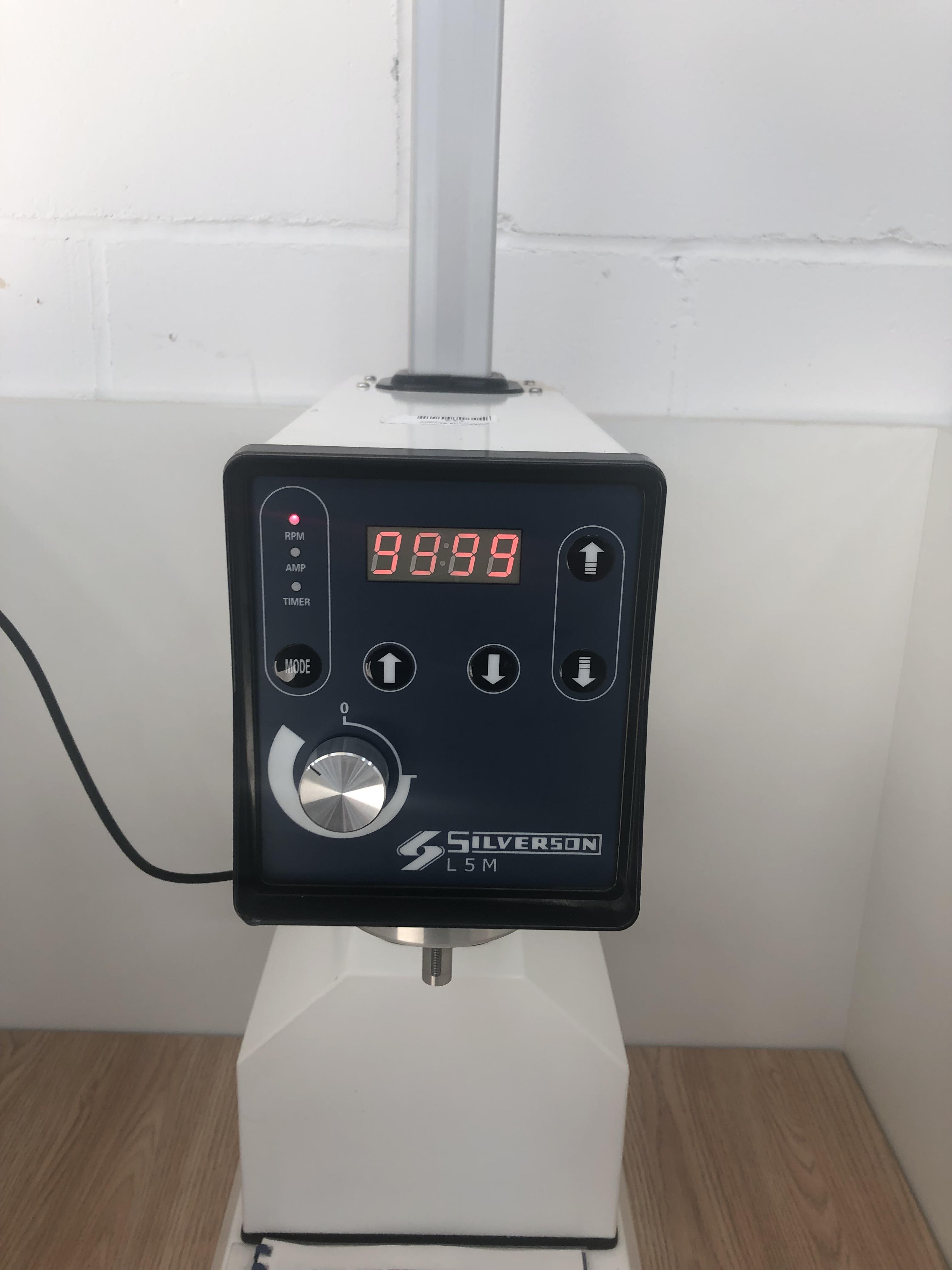 Silverson High Shear Laboratory Mixer with Instruction Manual Model