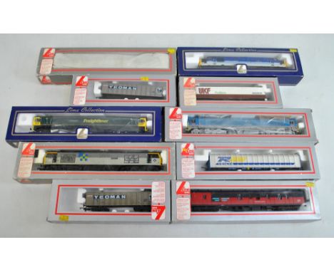 LIMA; five 00 gauge diesel locomotives including L204917 Class 66 601 The Hope Valley Freight Liner, L205020A2 Class 6001 Ste