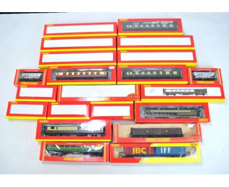 HORNBY; a group of 00 gauge rolling stock including R162 BR Composite Coach, R4294 BR Intercity MkIII First Class Open Coach 